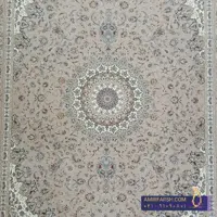 فرش کلاسیک 1500شانه کرم طرح مهوا کد AF-1484