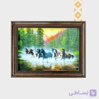 تابلو فرش چاپی طرح بهار