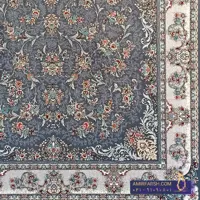 فرش کلاسیک 700 شانه دودی طرح نورا  کد AF-1456