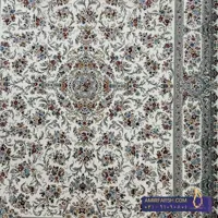 فرش کلاسیک 1200شانه کرم طرح شاه نشین کد AF-1470