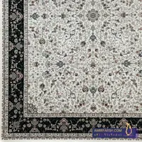 فرش کلاسیک 1200شانه کرم طرح ارغوان کد AF-1471