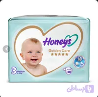 پوشک هانیز سایز 3 چسبی 38 عددی
