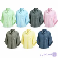 شومیز زنانه شیشه ای عمده کد 838