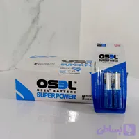 باتری نیم قلمی اوسل بسته 48عددی
