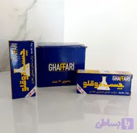 چسب دوقلو غفاری بسته ۱۲ عددی