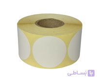 لیبل دایره کاغذی قطر 50 میلیمتر