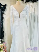 لباس عروس مدل ماهی ۲ دامنه Valoria