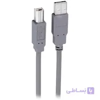 کابل پرینتر USB 2.0 ایکس پی طول 3 متر - طوسی