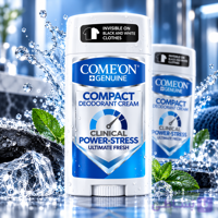 استیک دئودورانت کرمی مردانه کامان مدل Clinical Power-Stress Ultimate Fresh حجم ۴۰ میل