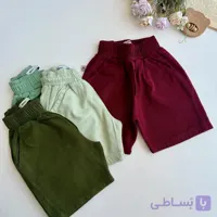 شلوارک کتان کج‌راه