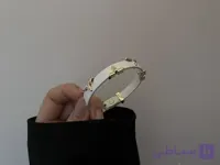 دستبند چرم لویی ویتان سفید