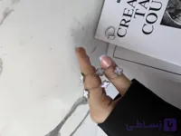 دستبند ونکلیف سفید نقره ای