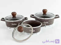 سرویس قابلمه 6 پارچه گرانیتی رودینا سایز 26