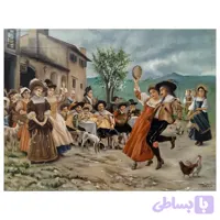 تابلوی نقاشی رنگ روغن مراسم ازدواج 30*40