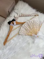پک تخفیفی عروس (بادبزن،هنگر،ربان دسته گل)