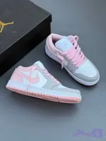 Nike Air Jordan 1 LoW نایک ایر جردن ۱ بدون ساق صورتی سفید