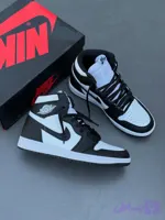 Nike Air Jordan 1 high نایک ایر جردن ۱ ساقدار مشکی سفید پاندا