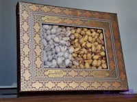 جعبه هدیه لوکس پسته مدل خاتم