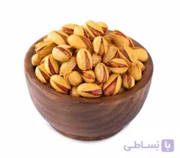 پسته اکبری بو داده زعفرانی
