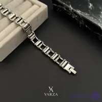 دستبند زنجیر موتور استیل سیلور