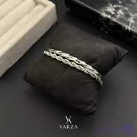 ست دستبند پیچ طنابی سیلور