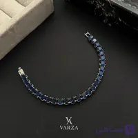 دستبند تنیسی مکعبی آبی