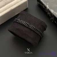 دستبند کارتیه دور تنیس مشکی نگین سفید