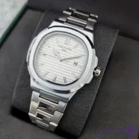 ساعت مردانه استیل پتک فیلیپ PATEKPHILIPPE تاریخ دار رنگ ثابت ضدآب