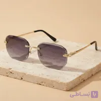 عینک آفتابی سلین CELINE استاندارد UV فریم لس یونیسکس مشکی سایه دار