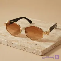 عینک آفتابی فندی FENDI استاندارد UV400 یونیسکس چند ضلعی لنز قهوه ای