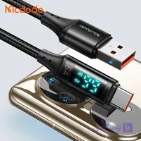 کابل شارژ مک دودو مدل CA-1080 فست شارژ با نمایشگر دیجیتال طول 1.2 متر