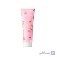 نمک حمام لایه‌بردار هلو بیوآکوا (BIOAQUA) مدل پیچ هگزاپپتاید (Peach Hexapeptide) با عصاره هلو و هگزاپپتاید – ۲۵۰ گرم