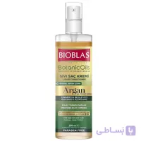 اسپری دو فاز بیوبلاس (Bioblas) مدل بوتانیک اویلز (Botanic Oils) با روغن آرگان و کمپلکس گیاهی B19 – مناسب برای تمام انواع مو – ۲۰۰ میلی‌لیتر