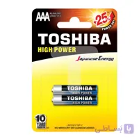 باتری نیم قلم آلکالاین توشیبا HIGH POWER