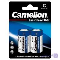 باتری متوسط C کملیون مدل Super Heavy Duty R14 بسته 2 عددی