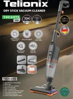جارو عصایی تلونیکس مدل TVC4972 با توان ۶۰۰ وات