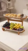 استند تنقلات چوب رابروود طرح ساناز ۲طبقه