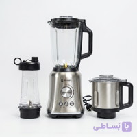 مخلوط کن ۳ کاره نورنبرگ مدل BNG-434SR با ظرفیت۱.۵ لیتر و کاسه شیشه ای
