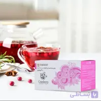 چای کرن بری کیسه‌ای تکسو ۲۵ تایی کاهش شاخص توده بدن (BMI) و بهبود سطح کلسترول "خوب" (HDL) و مناسب برای سلامت دهان و دندان  Taksoo
