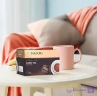 چای قهوه کیسه‌ای تکسو ۲۵ تایی رفع خواب‌آلودگی و افزایش آگاهی، مناسب برای کاهش وزن  Taksoo