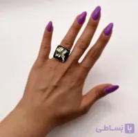 انگشتر دستساز شکیبا با طراحی جذاب و شیک