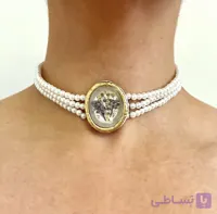 چوکر مرواریدی شکیبا دستساز تک نسخه و خاص