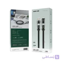 کابل چهار کاره 60 وات گرین لاین Green Lion 4 in 1 LED Braided Cable 60W