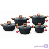 سرویس قابلمه گرانیتی 10 پارچه برند ZANO