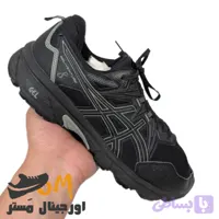 کفش اسپرت مردانه مشکی ASICS اورجینال | مناسب پیاده‌روی، رانینگ و استفاده روزمره