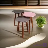 میز عسلی گرد /زیرگلدانی مینیمال 323 کد37