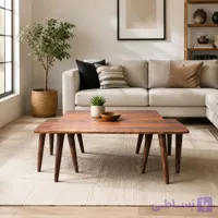 میز جلومبلی عسلی طرح چوب سری 21
