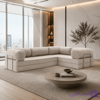 کاناپه تخت خواب شو مدرن 713 مدل ال  پلاس مبل گوشه