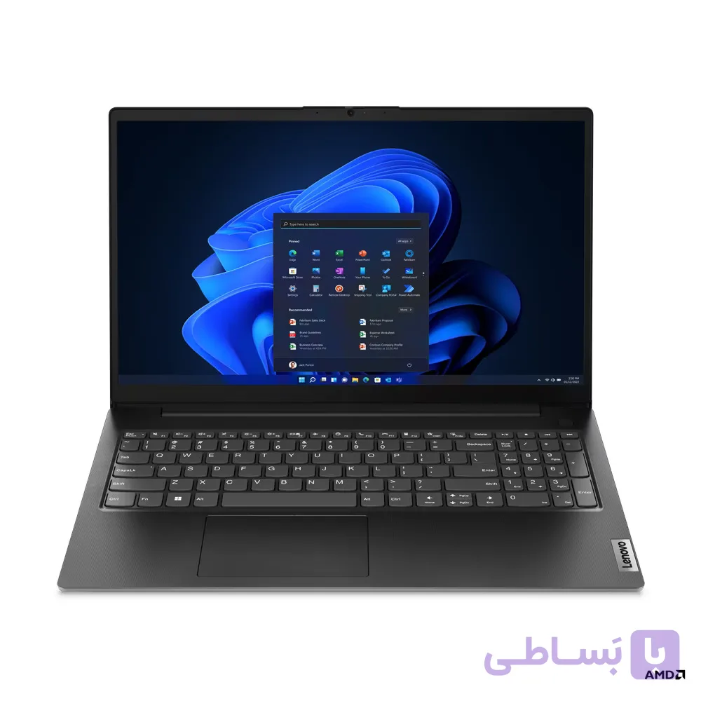 لپ تاپ لنوو 15.6 اینچی V15 Athlon 7120U 8GB DDR5 256GB SSD