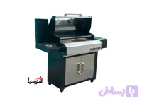 باربیکیو پلوپز سرخکن دار کابینت دار محفظه استیل 150 سانتی لوله و محفظه استیل